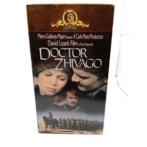 Doctor Zhivago VHS Tape 2 tapes Gold Top Hi Fi Stereo